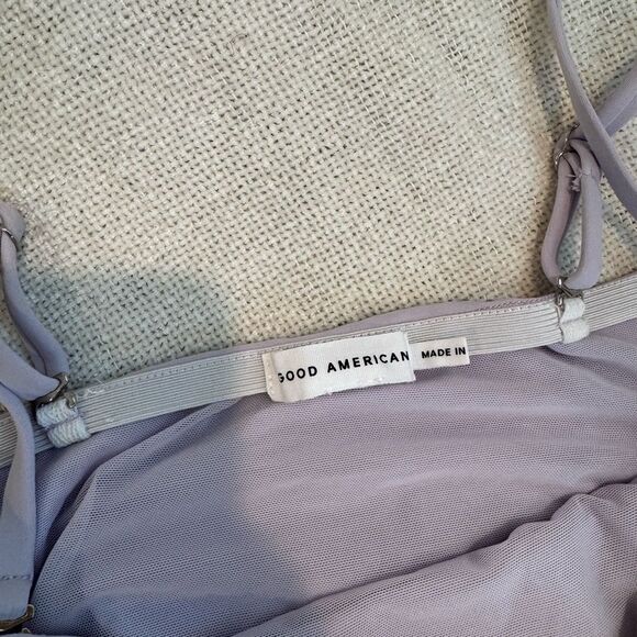 Good American Crystal Cropped Tank and High Waisted Shorts Set Glam Vegas Rare - Picture 5 of 8